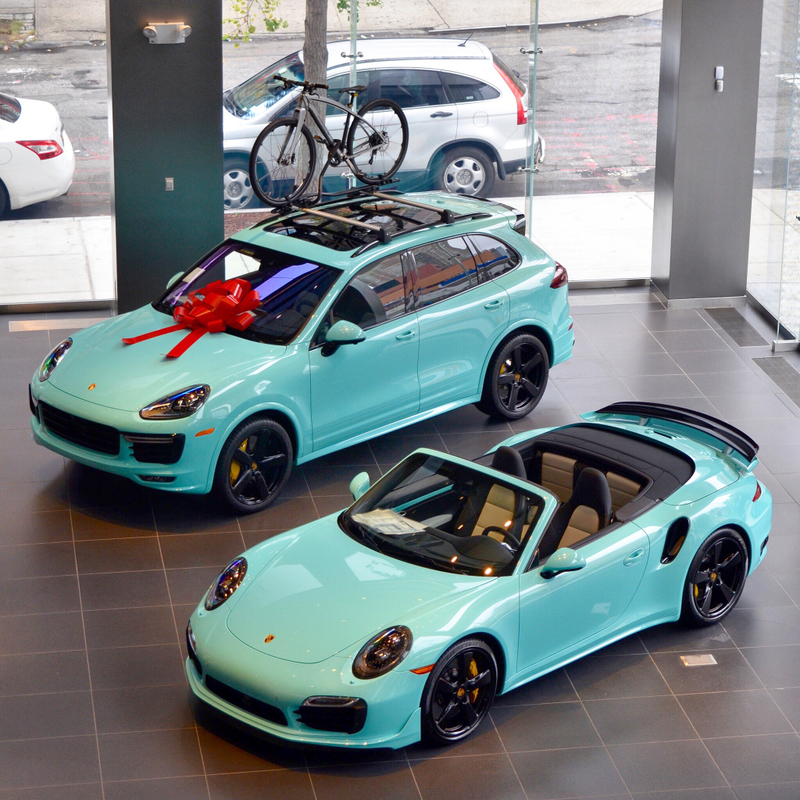 This is the only 911 Turbo exciting enough for me to take a picture. The color is called Boardman Blue